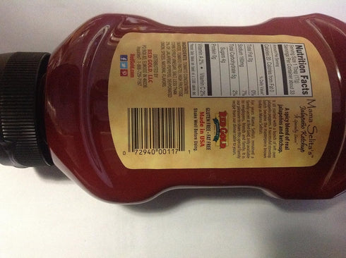20 (2 Count) Mama Selita'a Jalapeo Ketchup Ounce Upside Down Bottle