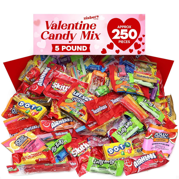 Bulk Christmas Candy Variety Pack 5 Pound - Individually Wrapped Assorted Candies