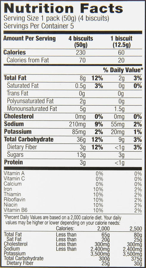 8.8 (Pack 3) Belvita Breakfast Biscuit, Blueberry, Ounce