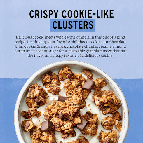 6lb Purely Elizabeth, Cookie Granola, Chocolate Chip, Bag