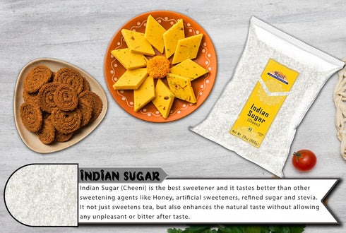 28oz (800g) Rani Indian Sugar (Cheeni) ~ All Natural | Gluten Friendly | No Colors | Kosher | Vegan | Indian Origin