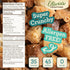 4.5 Oz (Pack 2) Olivias Gluten Free Sea Salt Flavor Croutons For Salad Crunchy Garlic Soup Crouton Made from Allergen
