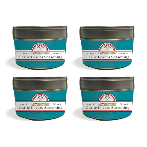 Luvafoodie Four Pack Garlic Lovers Spice Blend
