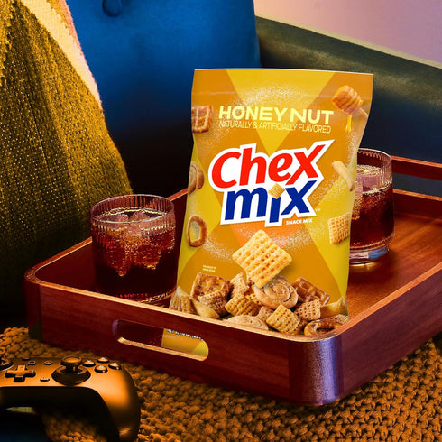 Chex Mix 13.5 oz Honey Nut Sweet and Salty Snack Mix, Snacks, Family Size