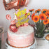 Glitter Gold Pink One Cake Topper for Girls' First Birthday Minnie Party Cake Decorations