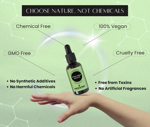 100 ml Earth N Pure Extra Virgin Olive Oil (Jaitun Oil) Cold Pressed, Natural, Therapeutic Grade