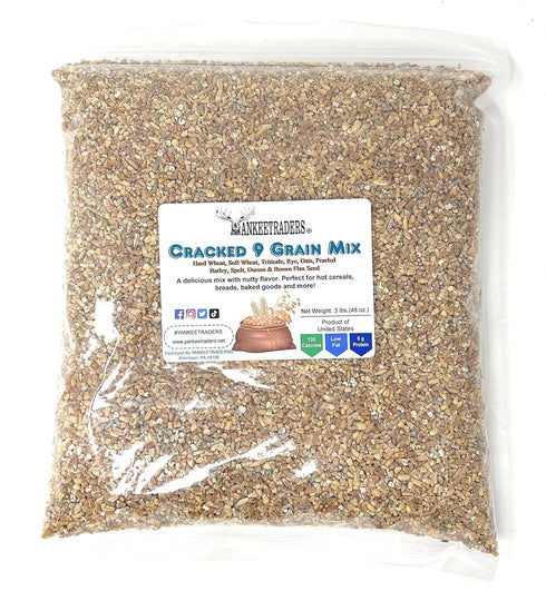 YANKEETRADERS 9 Grains Cracked Mix, 44 Ounce Bulk Bag