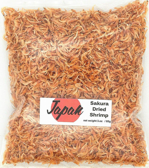 Greenlike Dried Small Shrimp - Sakura Dried Shrimp 3oz/85g for Ramen