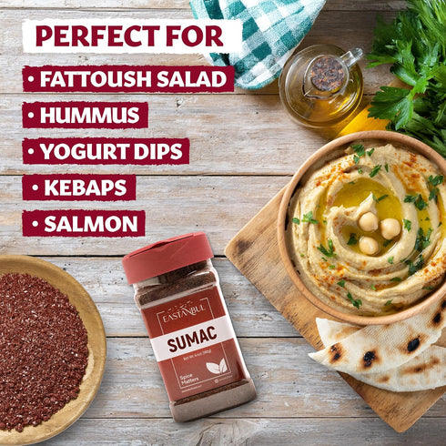 5.3oz, 6.4oz, Set Eastanbul Aleppo Pepper and Sumac, Aleppo Pepper Flakes Sumac Spice Spice of Pul Biber and Sumak