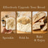 Roasted & Black Garlic Herbs Mix - Salt-Free with Rosemary - for Artisan French Bread, Pita, and Naan | Savory Compound