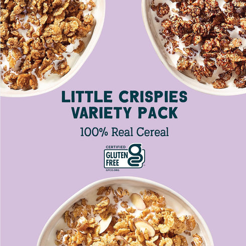 8 oz (Pack 3), Pack Seven Sundays Little Crispies Cereal, High Protein, Gluten-Free Kids Snack & Breakfast Made