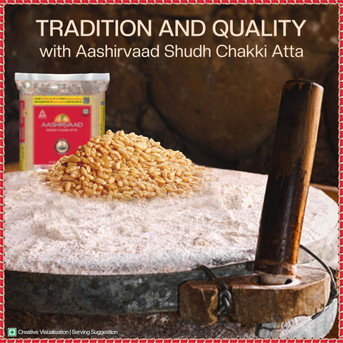 Aashirvaad 11lb Whole Wheat Atta