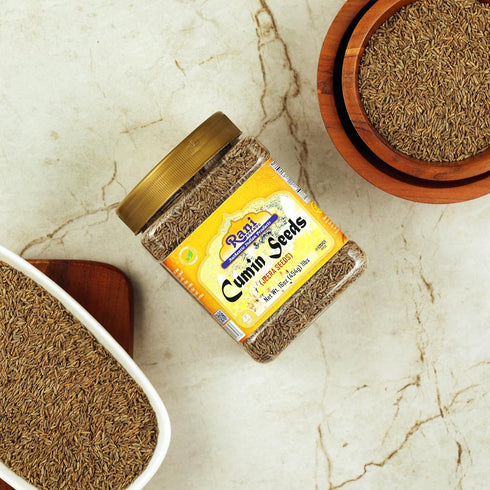 16oz (1lb) 454g Rani Cumin Seeds Whole (Jeera) Spice PET Jar ~ All Natural | Gluten Friendly | NON-GMO | Kosher | Vegan