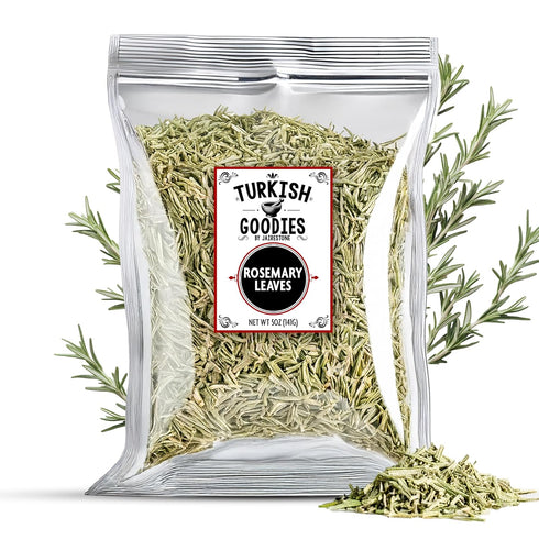 Dried Rosemary Leaves 5oz Whole Rosmary Herb for Cooking, Tea, Hair Rinse