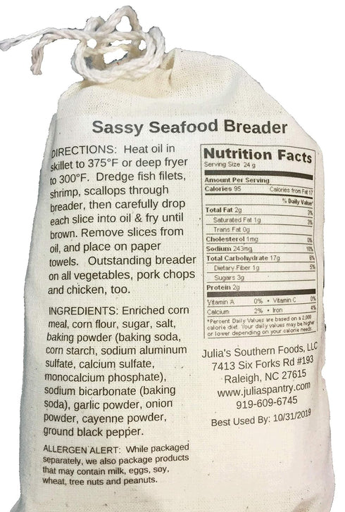 Julia's Pantry (6 packages) Sassy Seafood Breader