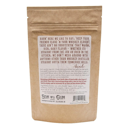 The Spice Hut Son Of A Gun, Tennessee Whiskey Seasoning, 3 Ounce