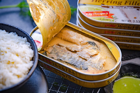 3.5-Ounce (Pack 18) MW Polar Herring in Mustard Sauce