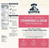 Packets, 1.05 (Pack 48) Quaker Instant Oatmeal, Strawberries and Cream, Individual Ounce