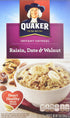 Quaker Instant Oatmeal Raisin, Date & Walnut, 1.3 Ounce 8 Count (Pack of