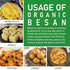 2 Packed Jiva Organics Organic Chickpea Flour, Besan Pound - Non-GMO, Gram Flour Fine - Vacuum