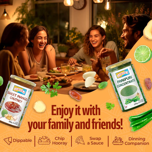 1932 Pack 2 Ashoka Sandwich Chutney | Made with Coriander Leaves, Lemon Juice & Fresh Garlic | Vegan | Kosher Certified