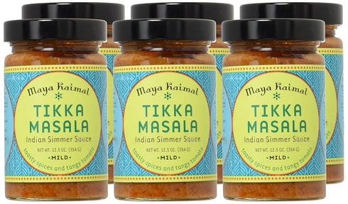 Simmer 12.5 oz 6) Maya Kaimal Tikka Masala Sauce, Mild, (Case