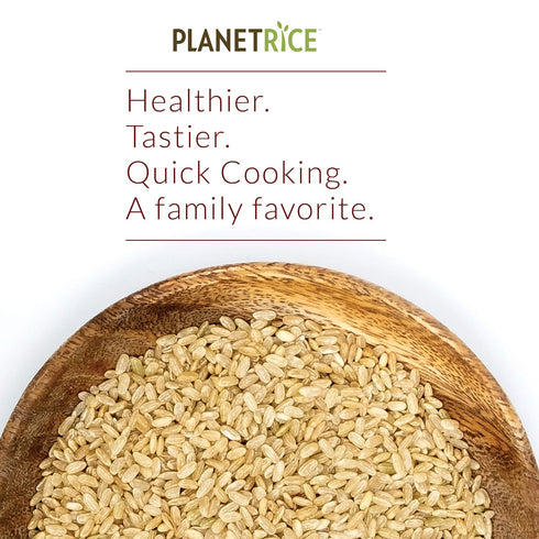 64% 22 (Pack 6) Planet Rice Bulk Sprouted Brown Rice Bulk - Great for Bulk Rice Cooking - Gaba Rice Gluten-Free, Vegan