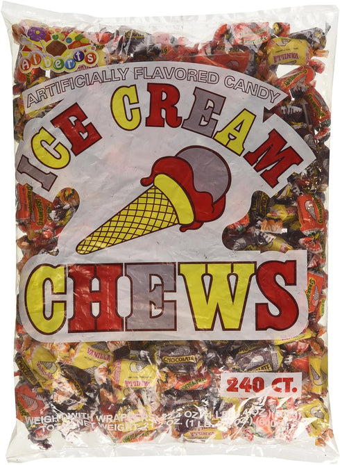 Alberts Chews Albert's Chews Ice Cream 240 Piece Bag