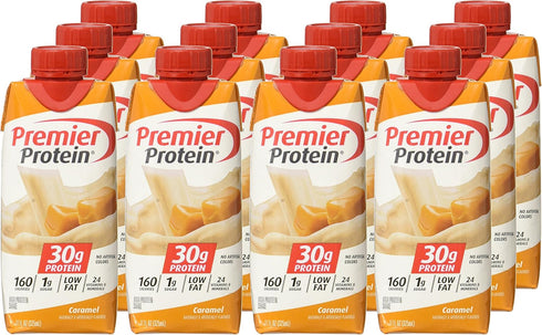 30g 12 Count Premier Protein Protein Shake, Caramel