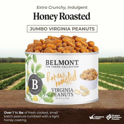 20 oz 25 oz 2) Belmont Peanuts Gourmet Virginia Peanuts, Butter Toffee, + Honey Roasted, (Bundle of | Simple
