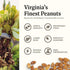 25 oz (1 Pack) 8 6g Belmont Peanuts Gourmet Honey Roasted Virginia Peanuts, Only Simple Ingredients, No Preservatives