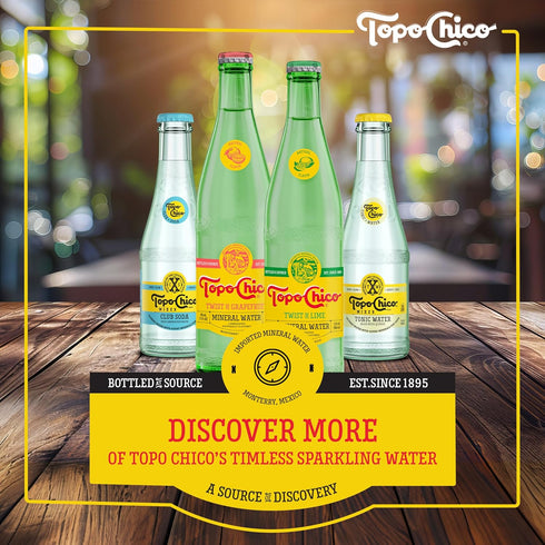 12 oz 8 Pack Topo Chico Sabores Blueberry with Hibiscus Extract Flavored Sparkling Water, fl Portable Cans