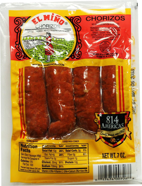 El Mio Chorizos . 1 Pack 7 oz", since Unit in hand 1 pack