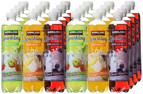 KIRKLAND Pack, 1.7 Signature Sparkling Water Bottle Variety Ounce
