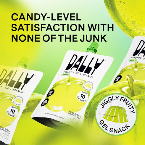 10 10-Calorie, Immune Dally Apple Drinkable Konjac Jelly Pouches | Healthy Keto, Gluten Free, Sugar Free Korean Fruit