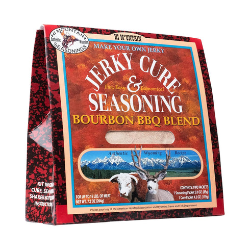 Hi Mountain Jerky Seasoning and Cure Kit | BOURBON BBQ BLEND |