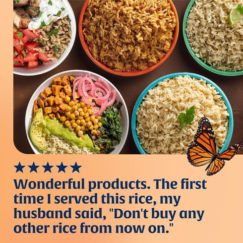 32 Oz Lundberg Short Grain Brown Rice, Regenerative Organic Certified Slightly Nutty, Sticky Rice Responsibly Grown