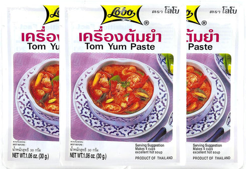 Lobo Tom Yum Paste, 1.06 Oz (Pack of 3)