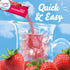 6 Count Packets Crystal Light Sugar-Free Energy Wild Strawberry Low Calories Powdered Drink Mix Pitcher