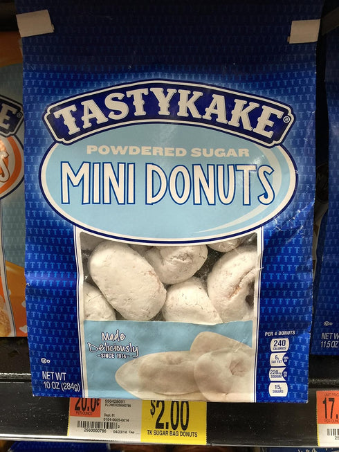TastyKake Powdered Mini Donuts 10 oz. Bag (Pack of 6)