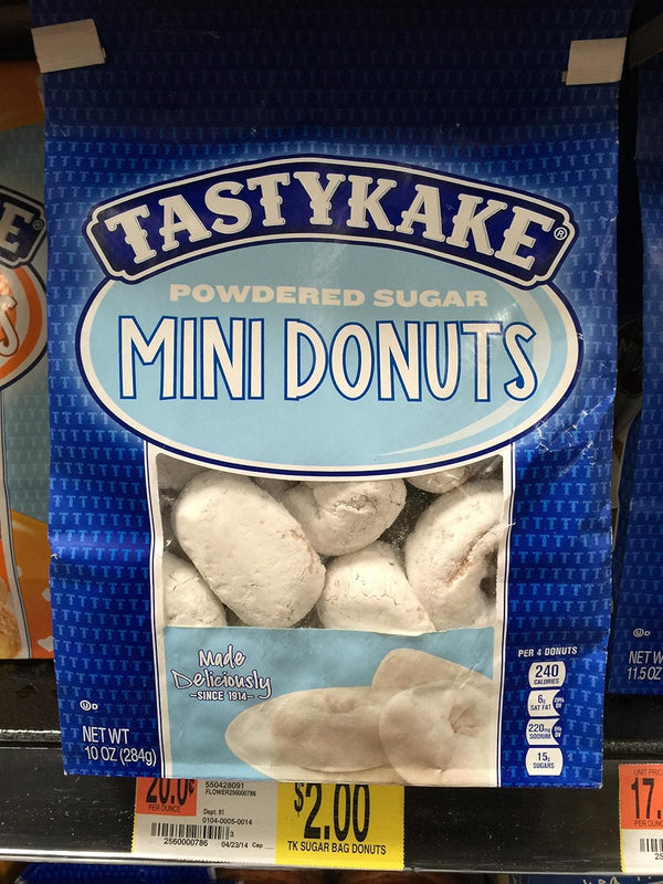 TastyKake Powdered Mini Donuts 10 oz. Bag (Pack of 6)