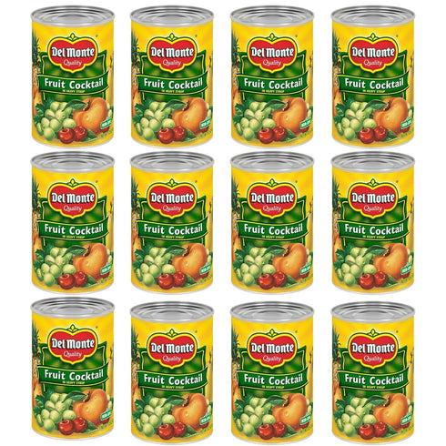 DEL MONTE Fruit Cocktail in Heavy Syrup, Canned Fruit, 12 Pack, 15.25