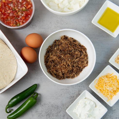 16 oz.- Carne Seca Doa Blanca Carne Seca - Machacado - Machaca -Shredded Beef Jerky - Beef jerky chew - Kosher Sea Salt