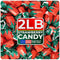 Strawberry Hard Candy Individually Wrapped by Cambie, 2 lbs of Strawberry Candy