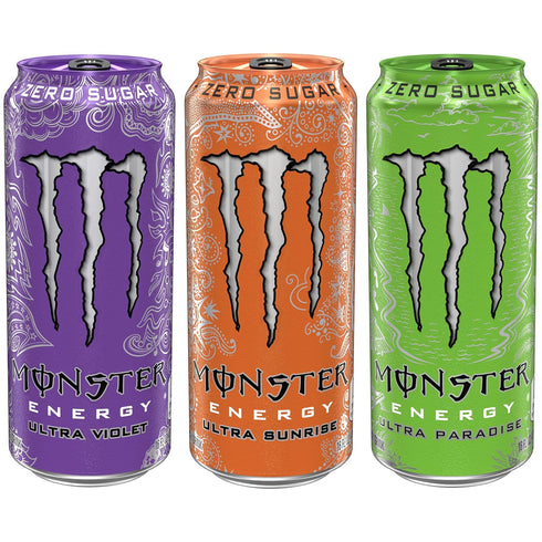 Pack, 16 Pack 15 Monster Energy Ultra Variety POP, Sugar Free Energy Drink, Ounce |