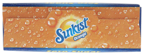 Sunkist 6 Count, 0.74 , Powdered Drink Mix Sticks Zero Sugar Singles to Go Orange Ounce