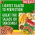 (1-Pack), 5.5oz Emerald Nuts Honey Glazed Almonds Resealable Bag, Kosher Dairy Certified, Non-GMO, Contains No