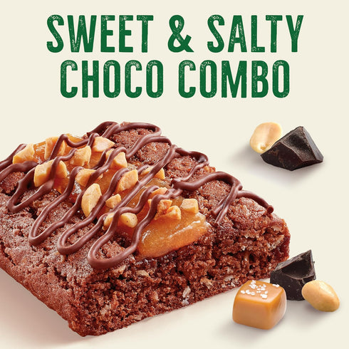5 6.2 oz Nature Valley Soft Baked Sweet and Salty Bars, Chocolate Turtle, Made with Whole Grain, Bars