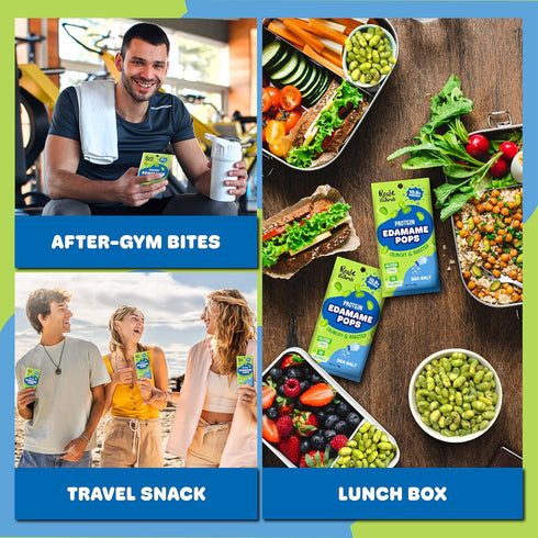 (10 Pack Crunchy roasted Edamame Beans snack sea salt) high Protein snack dry roasted edamame. Healthy keto snacks