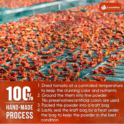 1.56 lbs (25oz) 100% Lavendium, Premium Tomato Powder Pure Dehydrated Tomato Non-GMO, Vegan, Gluten-Free, No Additives